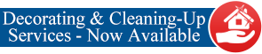 Decorating and Cleaning-Up Services - Now Available Decorating and Cleaning-Up Services - Now Available